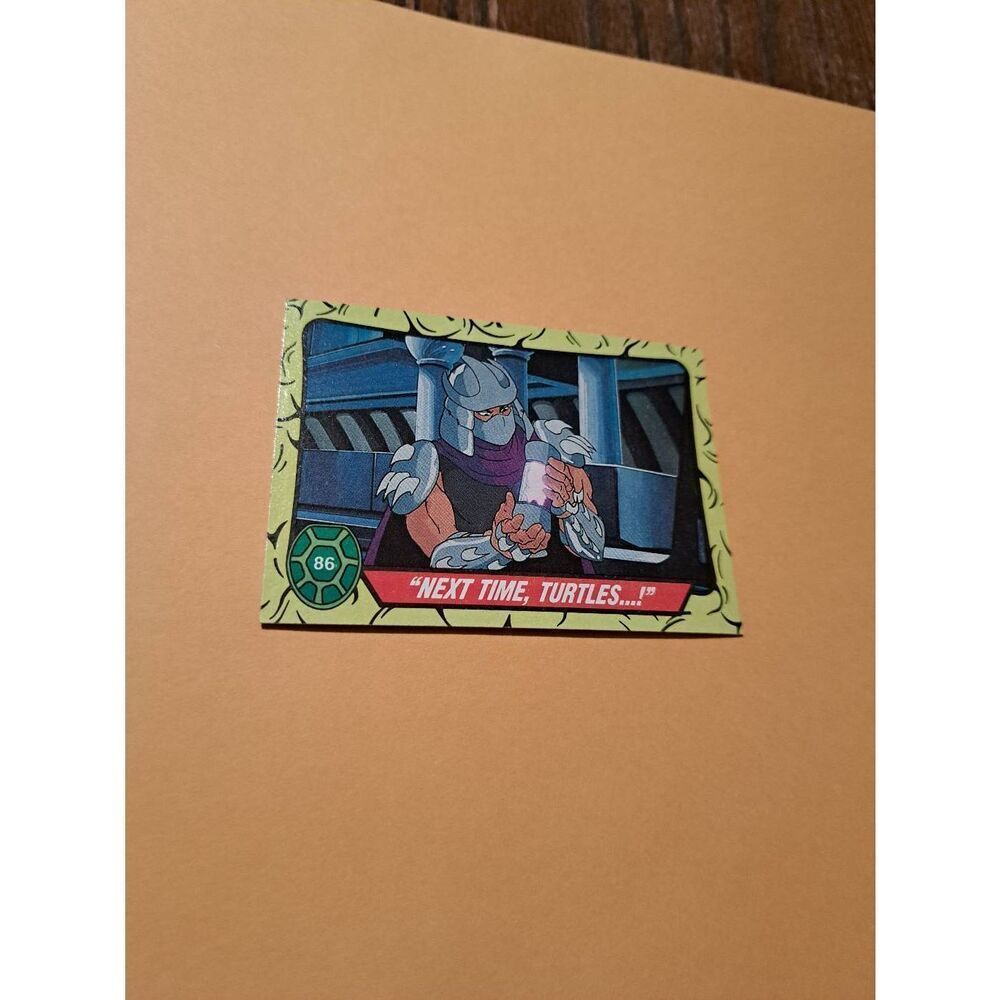 1989 Topps TMNT Trading Card 86 Teenage Mutant Ninja Turtles